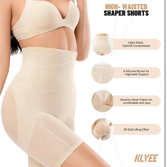 NWT Shapewear Tummy Control, High Waisted Body Butt Lifting Thigh Slimmer Girdle - Picture 3 of 7